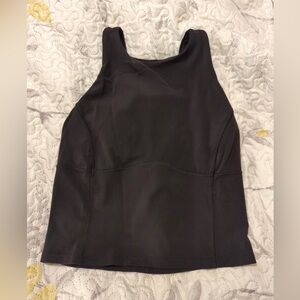 Black sz  8 EUC key to movement Lululemon tank top